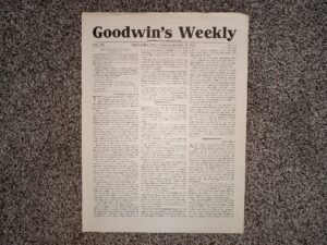 Goodwin’s Weekly: Vol. 20, No. 18, Salt Lake City, Utah, February 17, 1912 (Newspaper) (1912)