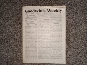 Goodwin’s Weekly: Vol. 20, No. 6, Salt Lake City, Utah, November 25, 1911 (Newspaper) (1911)
