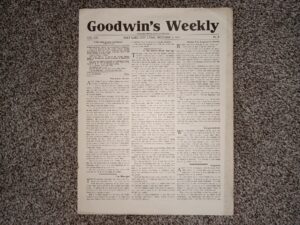 Goodwin’s Weekly: Vol. 20, No. 8, Salt Lake City, Utah, December 9, 1911 (Newspaper) (1911)