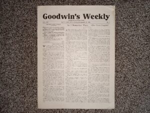 Goodwin’s Weekly: Vol. 20, No. 9, Salt Lake City, Utah, December 16, 1911 (Newspaper) (1911)