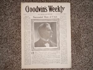 Goodwin’s Weekly: Vol. 26, No. 21, Salt Lake City, Utah, May 6, 1916 (Newspaper) (1916)