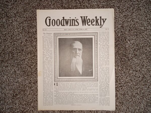 Goodwin’s Weekly: Vol. 26, No. 17, Salt Lake City, Utah, April 8, 1916 (1916)