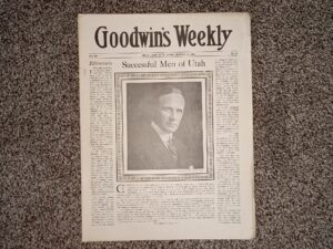 Goodwin’s Weekly: Vol. 26, No. 12, Salt Lake City, Utah, March 4, 1916 (Newspaper) (1916)