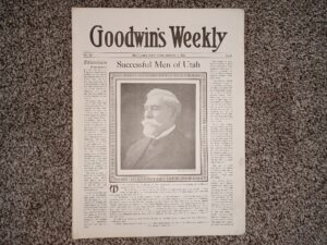 Goodwin’s Weekly: Vol. 26, No. 13, Salt Lake City, Utah, March 11, 1916 (Newspaper) (1916)