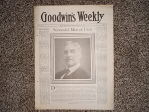 Goodwin’s Weekly: Vol. 26, No. 15, Salt lake City, Utah, March 25, 1916 (Newspaper) (1916)