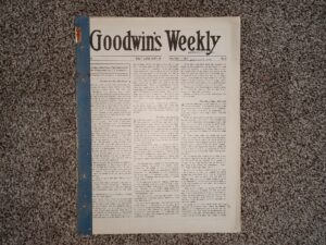 Goodwin’s Weekly: Vol. 26, No. 3, Salt Lake City, Utah, January 1, 1916 (Newspaper) (1916)