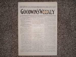 Goodwin’s Weekly: Vol. 22 [Twelfth Year], No. 2, Salt Lake City, Utah, August 30, 1913 (Newspaper) (Uncut) (1913)