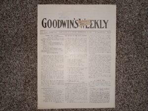 Goodwin’s Weekly: Vol. 22 [Twelfth Year], No. 22, Salt Lake City, Utah, September 13, 1913 (Newspaper) (1913)