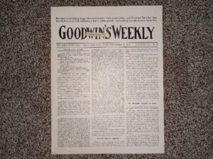 Goodwin’s Weekly: Vol. 22 [Twelfth Year], No. 24, Salt Lake City, Utah, September 27, 1913 (Newspaper) (1913)