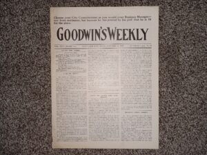 Goodwin’s Weekly: Vol. 22 [Twelfth Year], No. 26, Salt lake City, Utah, October 11, 1913 (Newspaper) (1913)