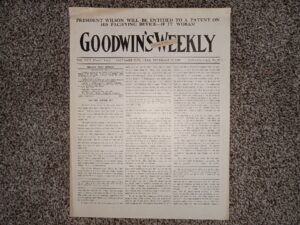 Goodwin’s Weekly: Vol. 22 [Twelfth Year], No. 32, Salt lake City, Utah, November 22, 1913 (Newspaper) (1913)