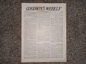 Goodwin’s Weekly: Vol. 22, No. 11, Salt Lake City, Utah, March 7, 1914 (Newspaper) (1914)