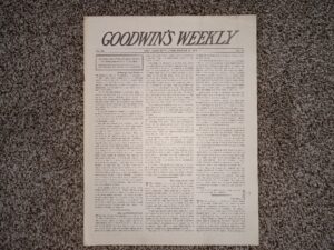 Goodwin’s Weekly: Vol. 22, No. 13, Salt Lake City, Utah, March 21, 1914 (Newspaper) (1914)