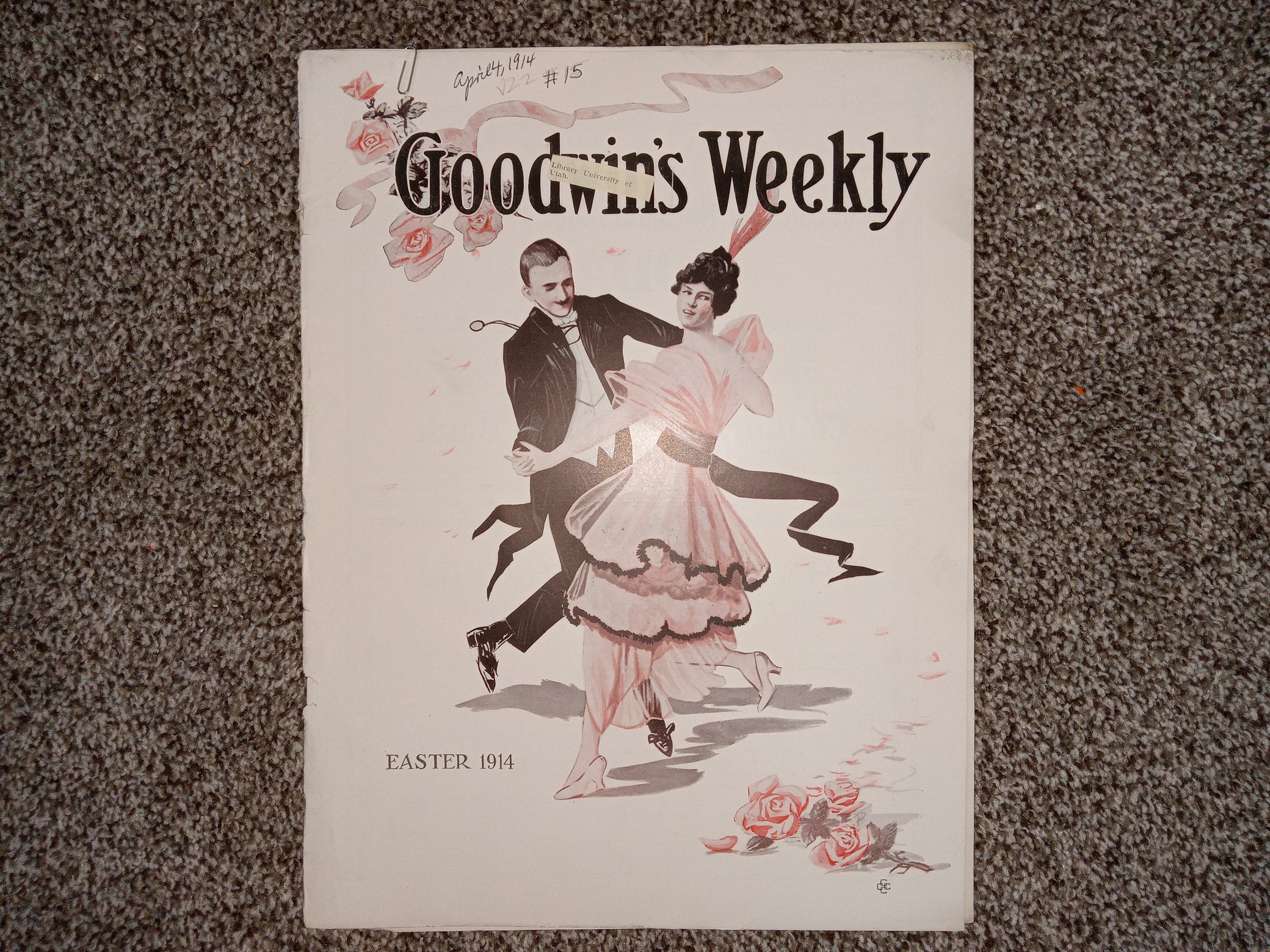 Goodwin’s Weekly: Vol. 22, No. 15, Salt Lake City, Utah, April 4, 1914 (Newspaper) (1914)