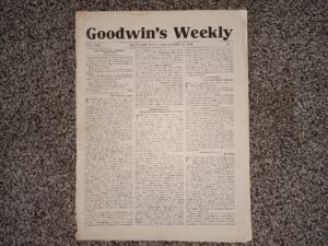 Goodwin’s Weekly: Vol. 18, No. 1, Salt Lake City, Utah, October 22, 1910 (Newspaper) (1910)