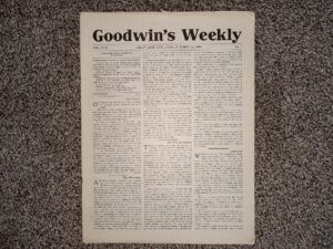 Goodwin’s Weekly: Vol. 18, No. 2, Salt Lake City, Utah, October 29, 1910 (Newspaper) (1910)