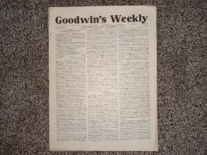 Goodwin’s Weekly: Vol. 18, No. 4, Salt Lake City, Utah, November 12, 1910 (Newspaper) (1910)