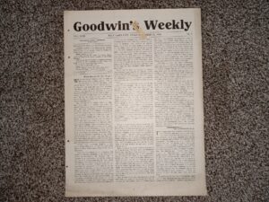 Goodwin’s Weekly: Vol. 18, No. 6, Salt lake City, Utah, November 26, 1910 (Newspaper) (1910)