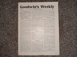 Goodwin’s Weekly: Vol. 19, No. 25, Salt Lake City, Utah, October 7, 1911 (Newspaper) (1911)