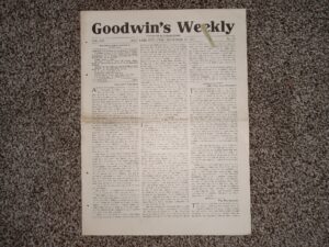 Goodwin’s Weekly: Vol. 19, No. 23, Salt Lake City, Utah, September 23, 1911 (Newspaper) (1911)