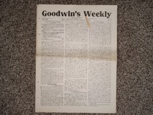 Goodwin’s Weekly: Vol. 19, No. 19, Salt Lake City, Utah, August 26, 1911 (Newspaper) (1911)