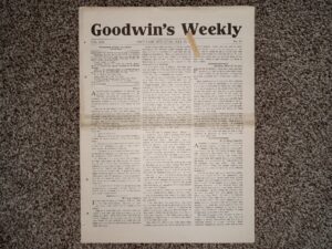 Goodwin’s Weekly: Vol. 19, No. 15, Salt Lake City, Utah, July 29, 1911 (Newspaper) (1911)