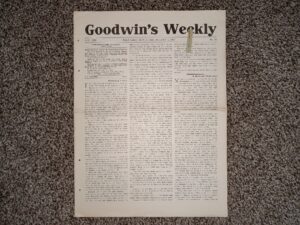 Goodwin’s Weekly: Vol. 19, No. 16, Salt Lake City, Utah, August 5, 1911 (Newspaper) (1911)