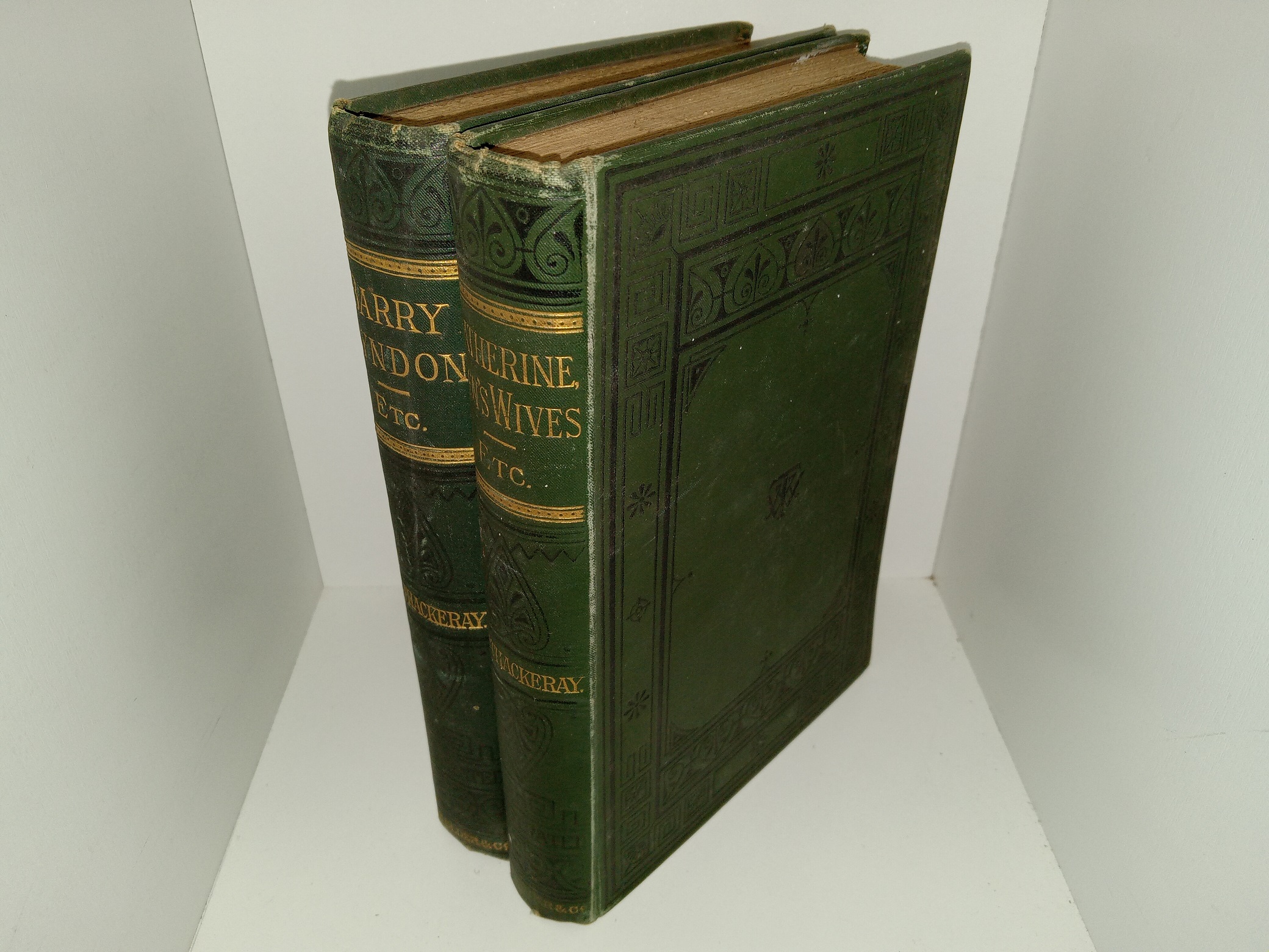 2 Anthologies of the Works of William M. Thackeray: Barry Lyndon, Etc. / Catherine, Men’s Wives, Etc. (See Details)