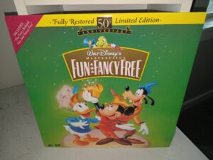 Walt Disney’s Masterpiece: Fun and Fancy Free (Rated: G) (1 LaserDisc)