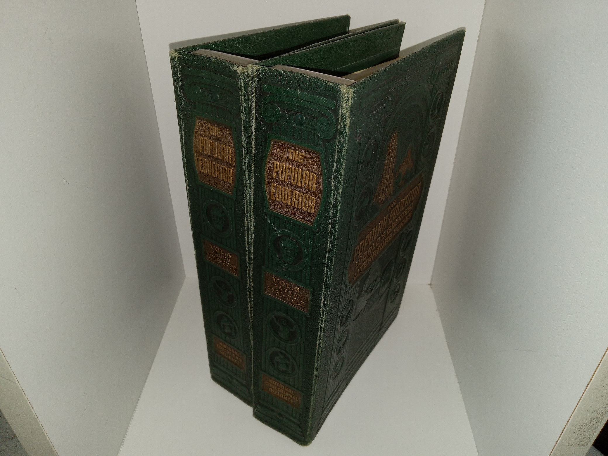 2 Vols. of The Popular Educator (Vols. 5, and 6, Nos. 25-36) (1940)