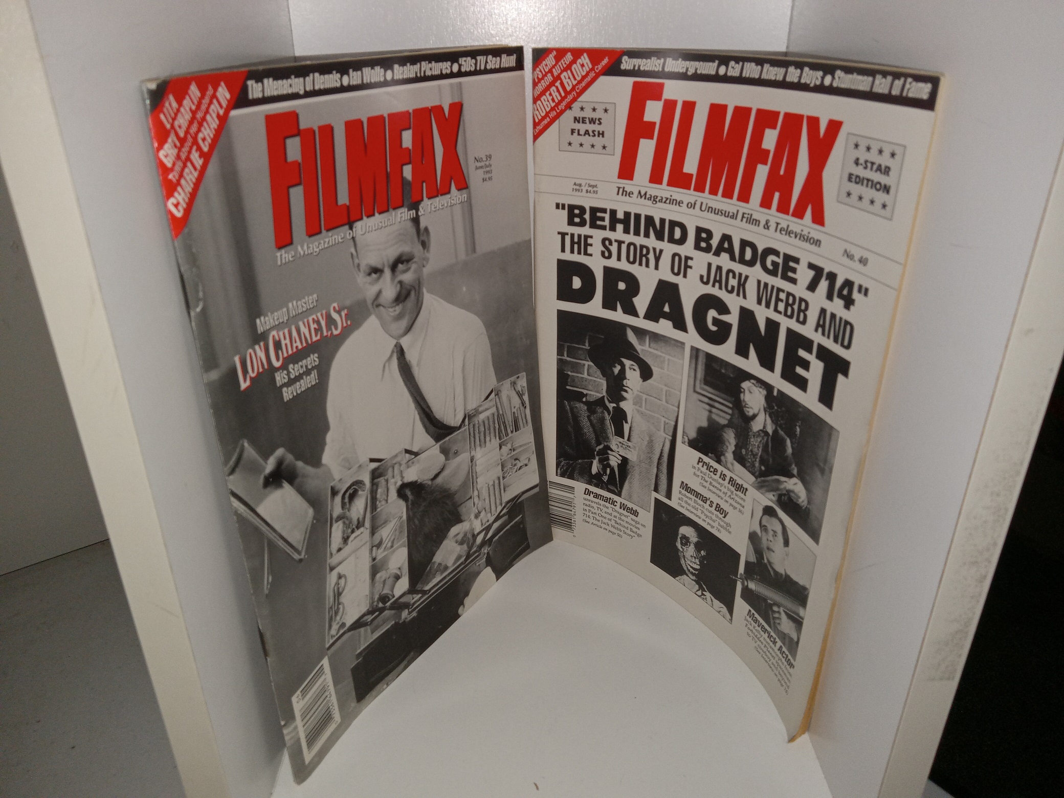 2 Issues Of Filmfax: The Magazine Of Unusual Film & Television (see 