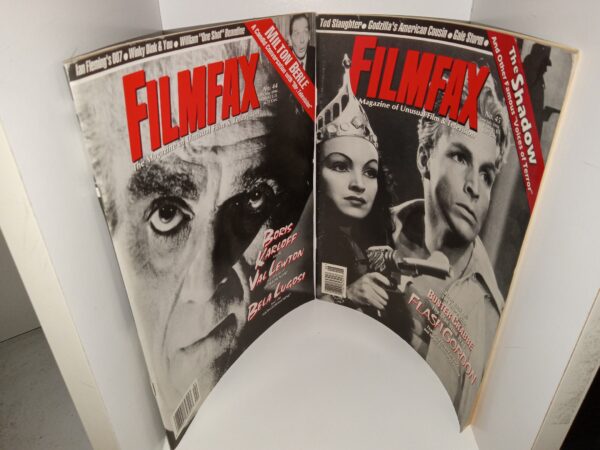 2 Issues of Filmfax: The Magazine of Unusual Film & Television