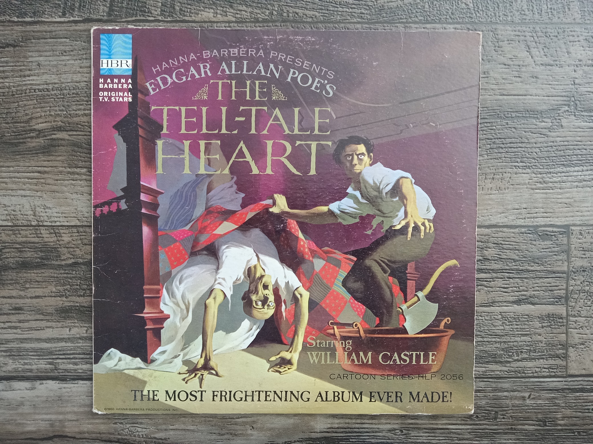 Edgar Allan Poe’s The Tell-Tale Heart (1 Vinyl Record) (1966) ~ Starring William Castle