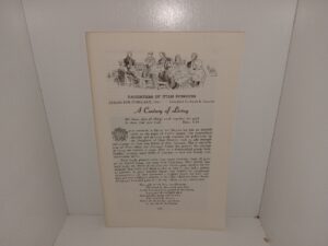 Daughters of Utah Pioneers Lesson for February, 1964: A Century of Living (1964) ~ Compiled by Kate B. Carter