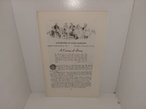 Daughters of Utah Pioneers, Lesson for March, 1964: A Century of Living (1964) ~ Compiled by Kate B. Carter