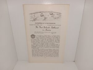 Daughters of Utah Pioneers, Lesson for April, 1964: The First Icelandic Settlement in America (1964) ~ Compiled by Kate B. Carter