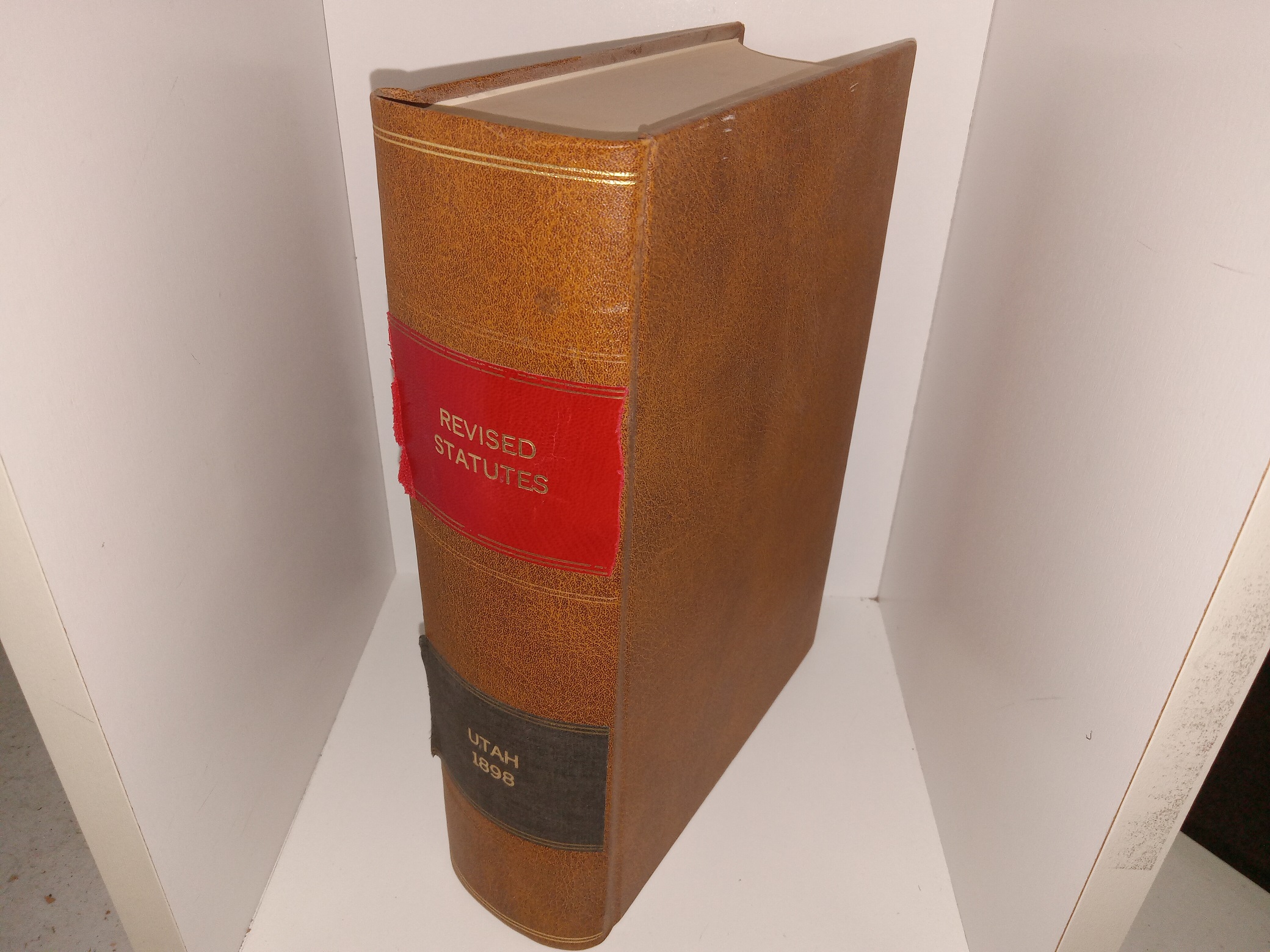 Revised Statutes: Utah, 1898 (Rebound) (1897) ~ by Richard W. Young, Grant H. Smith, William A. Lee