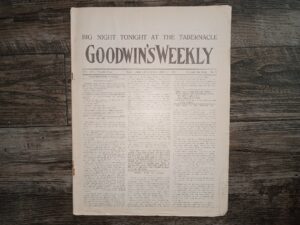 Goodwin’s Weekly: Vol. 22 [Twelfth Year], No. 5, Salt Lake City, Utah, May 17, 1913 (Newspaper) (1913)