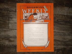 Goodwin’s Weekly: Vol. 21 [Eleventh Year], No. 18, Salt Lake City, Utah, August 17, 1912 (Newspaper) (1912)