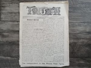Truth: Vol. 4, No. 35, Salt Lake City, Utah, May 13, 1905 (Newspaper) (1905)