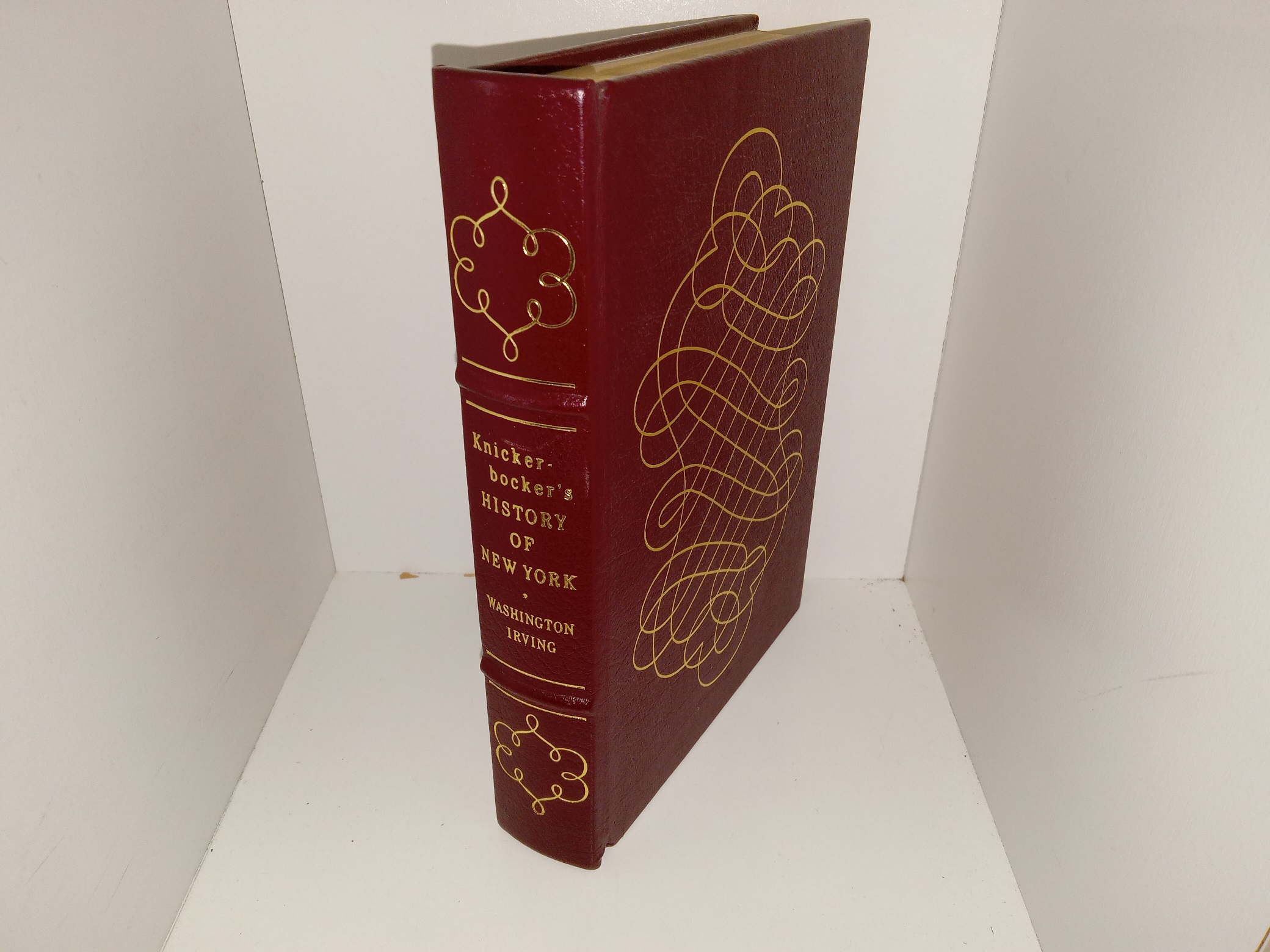 Knickerbocker’s History of New York (Easton Press Leather) (1980) ~ by Washington Irving, With Lithographs by Don Freeman