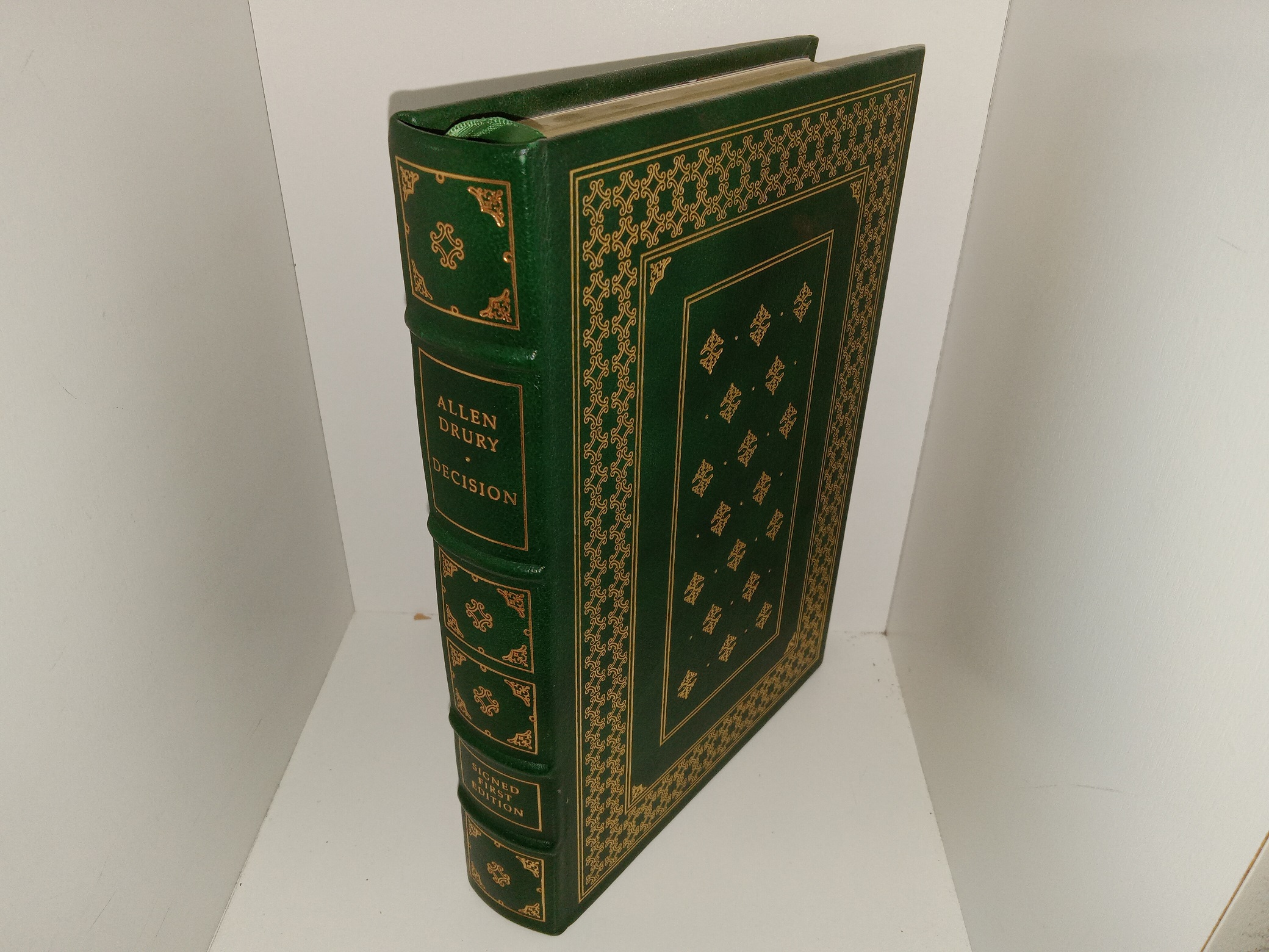 Decision (Franklin Library Leather) (Signed) (1st Edition) (1983) ~ by Allen Drury