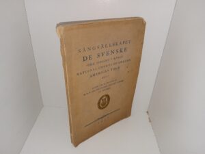 Sångsällskapet de Svenske: “The Singing Vikings” National Chorus of Sweden American Tour (1927)