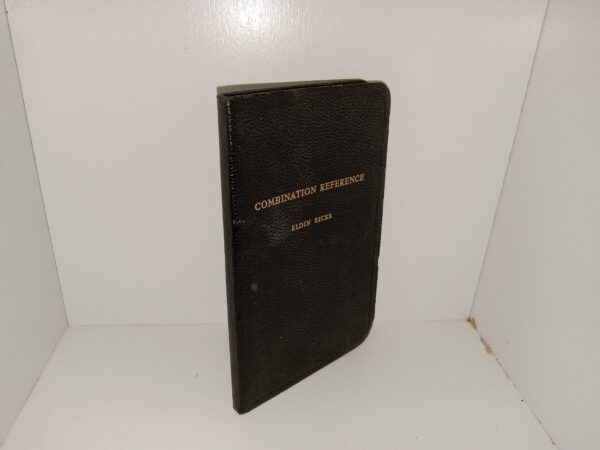 Combination Reference (Revised Edition) (Pocket Edition) (1961) ~ Prepared by Eldin Ricks
