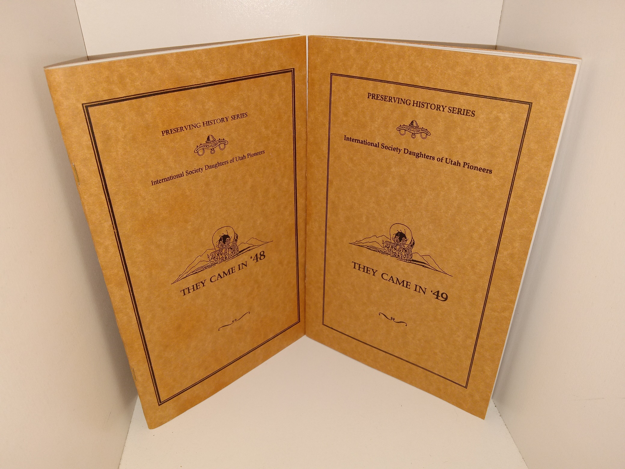 2 Vols. by International Society Daughters of Utah Pioneers: They Came in ’48 / They Came in ’49 (2003)