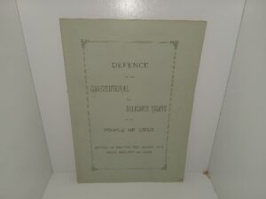 Defence of the Constitutional and Religious Rights of the People of Utah: Speeches of Senators Vest, Morgan, Call, Brown, Pendleton and Lamar (1882)