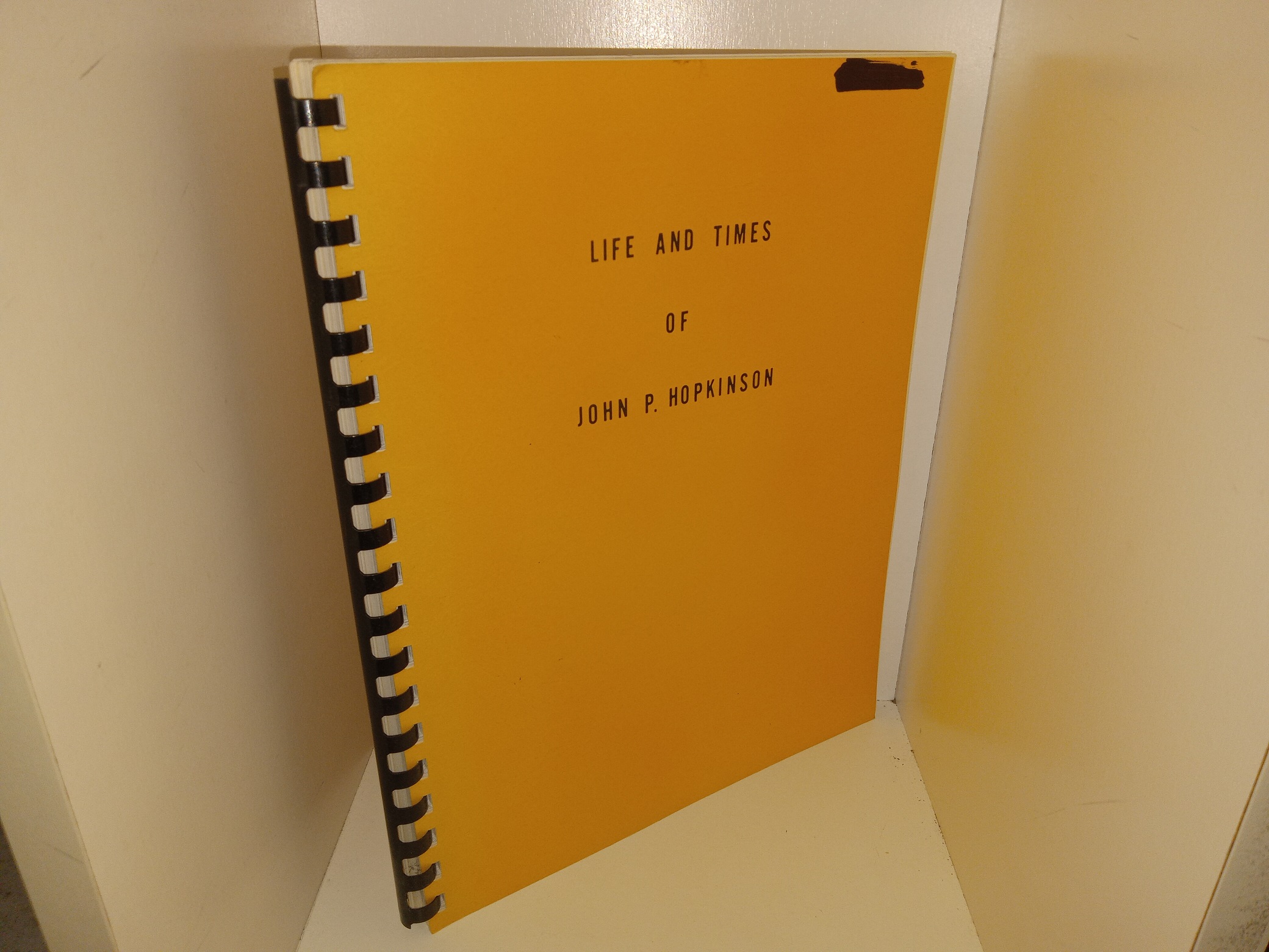 Life and Times of John P. Hopkinson (1904)