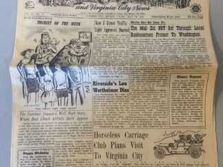 Territorial Enterprise Vol 105 No 21 May 23, 1958