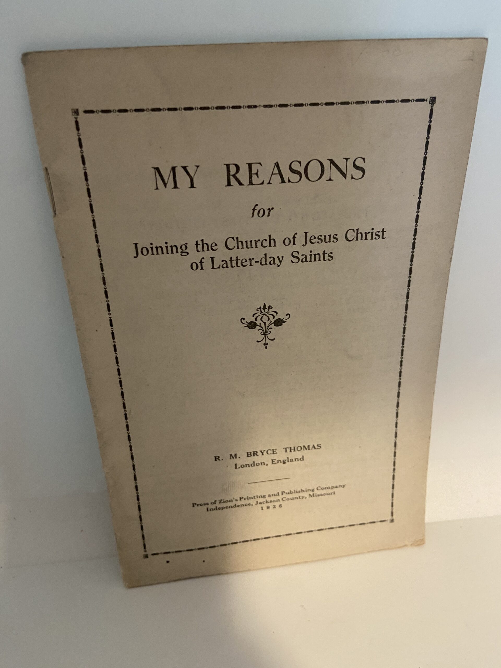 My Reasons For Joining The Church Of Jesus Christ Of Latter-day Saints ...