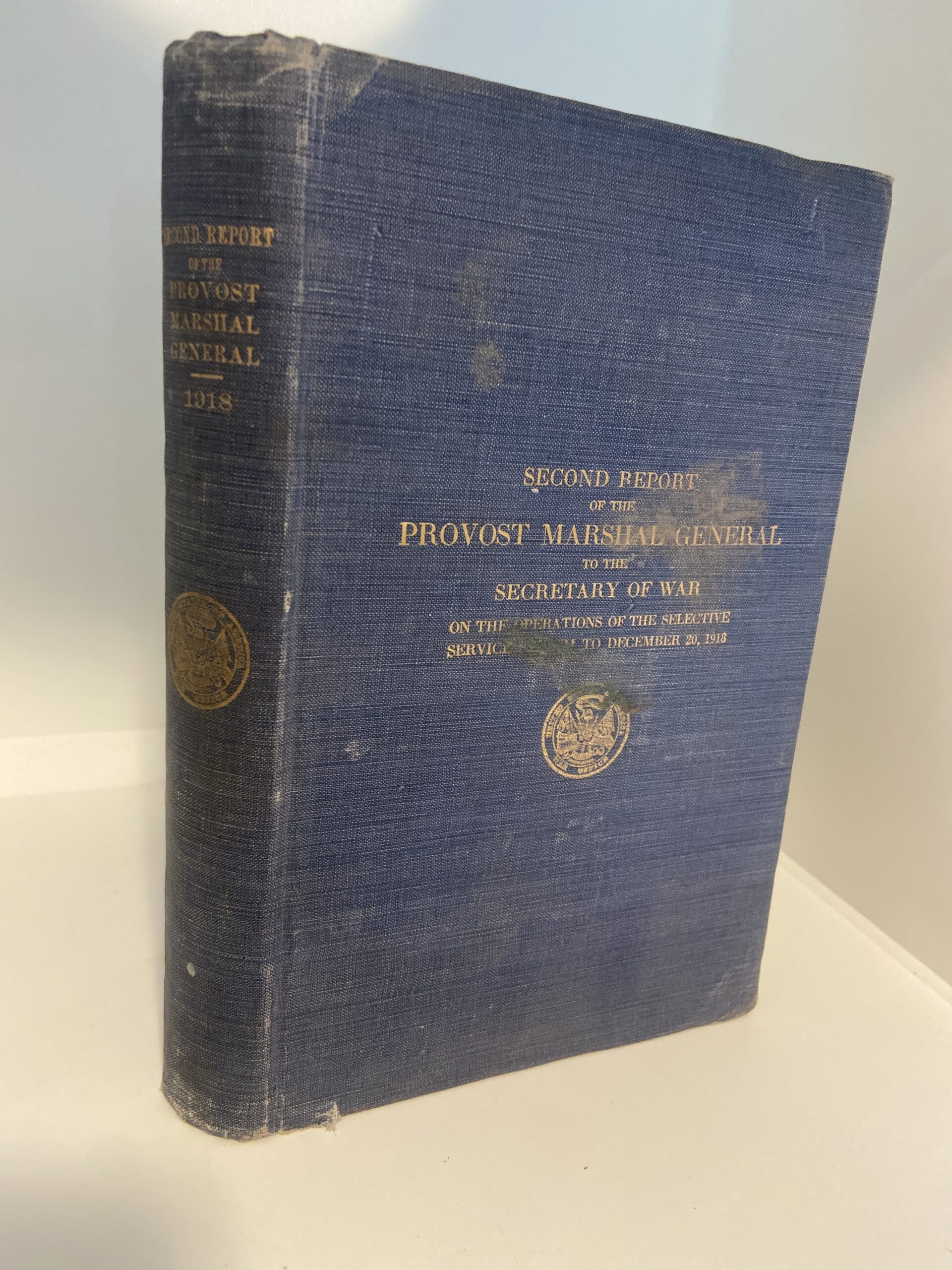 Second Report of The Provost Marshal General to The Secretary of War (1919)